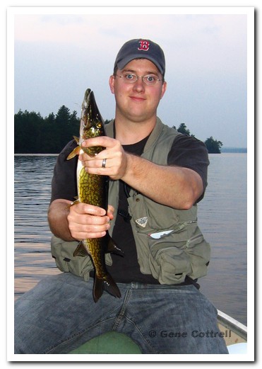 Kevin with pickerel