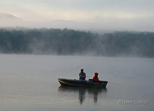 Fishermen.jpg - Father and son on Lake Sherman in the early morning.